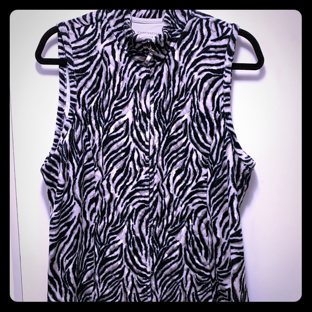 Charter Club Velour Vest